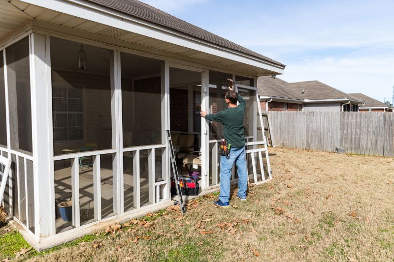 Screened Porch Construction