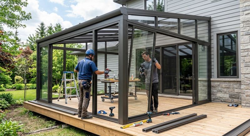 Deck Enclosure Installation in Austin, TX