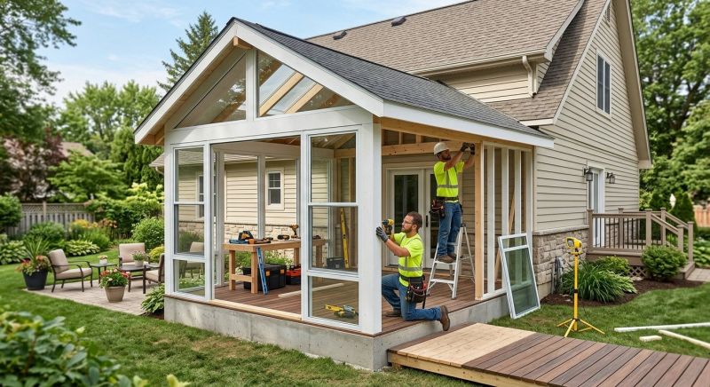 Enclosed Deck Installation in Seattle, WA