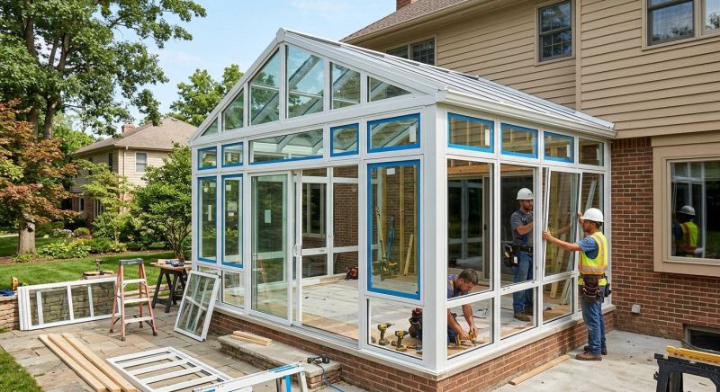 Four Season Room Installation in Knoxville, TN