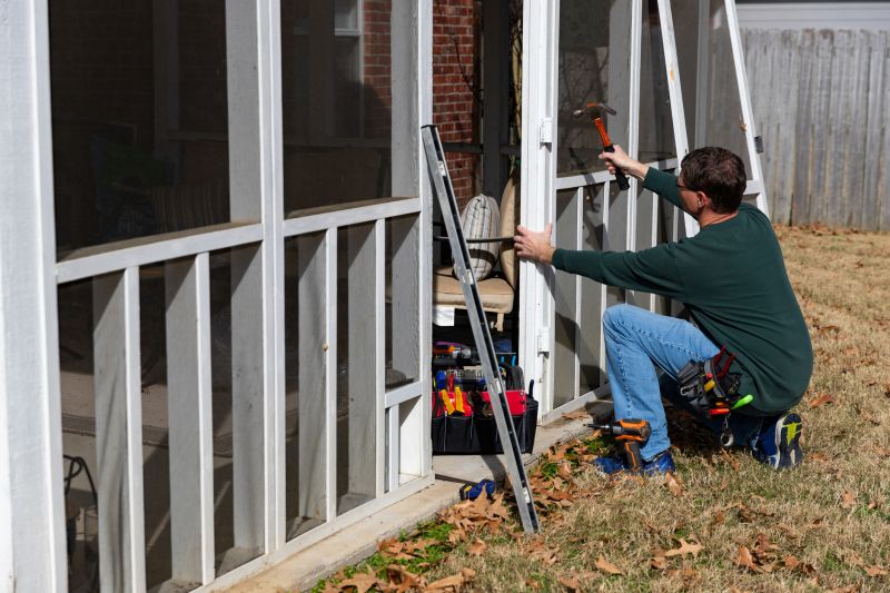 Screened Porch Construction