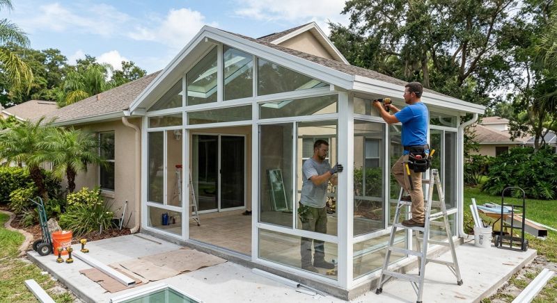 Sunroom Addition Construction in Knoxville, TN