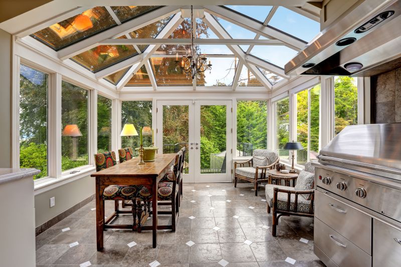 Glass Roof Sunroom